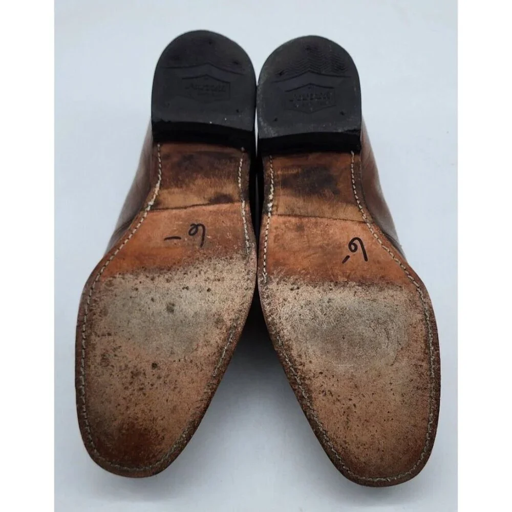 FLORSHEIM Royal Imperial RITZ Cognac Brown‎ Leather Loafer SLIP-ON Shoes Size 11